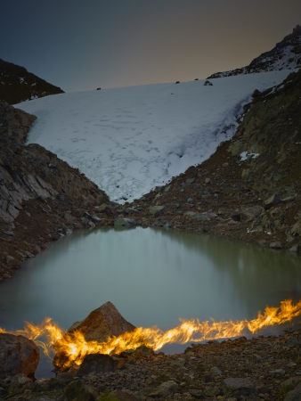 <em>The Lewis Glacier, Mt. Kenya, 2004(A), 2014</em><br /> <div> Digital chromogenic prints</div><br> 40 x 30" &nbsp; &nbsp;Edition of 6 + 2 APs