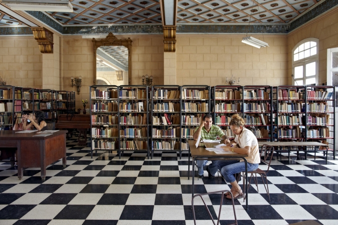 Jeffrey Milstein<br /> <em>Public Library, Trinidad, Cuba, </em>2004<br /> Archival pigment prints<br /> 16 x 24" &nbsp; &nbsp;Edition of 15<br /> 22 x 33" &nbsp; &nbsp;Edition of 5