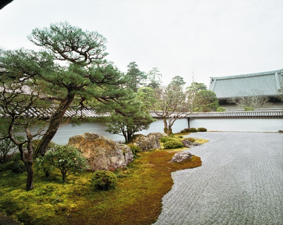 Jacqueline Hassink<br /> <em>Seiryoden 7,&nbsp;subtemple of Nanzen-ji,&nbsp;East Kyoto,&nbsp;4 March 2009 (8:00–9:00)</em><br /> Chromogenic prints<br />41 x 51", 50 x 63", and&nbsp;63 x 79"&nbsp; &nbsp;Shared edition of 7<br />