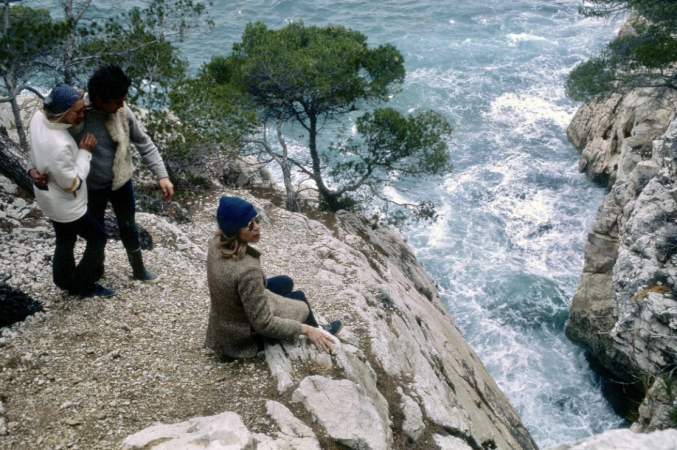The Family Acid, Alice, Michael and Cynthia, Cassis, France, March, 1971