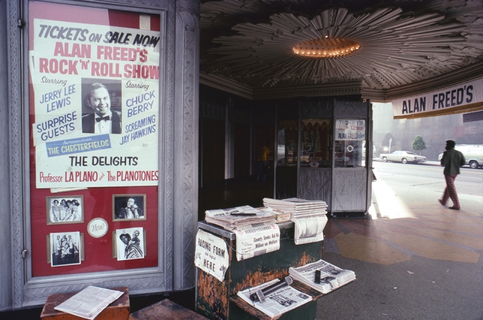 The Family Acid<br /> <em>On the Set of American Hot Wax at the Wiltern, LA, CA, December 1977</em><br /> Archival pigment ink prints<br /> 20 x 24" &nbsp; &nbsp;Edition of 8