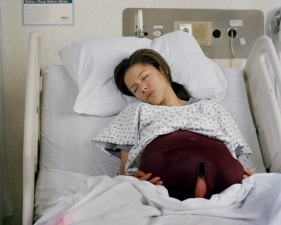Corinne May Botz<br /> <i>Post partum Hemorrhage from Bedside Manner, </i>2014<br /> Archival pigment ink print<br /> 30 x 24" &nbsp; Edition of 6 (plus 2 APs)<br /> <br />