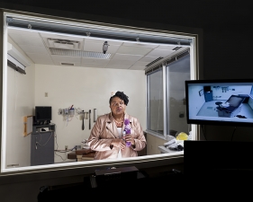 Corinne May Botz<br /> <i>"Teri" from Bedside Manner, </i>2015<br /> Archival pigment ink print<br /> 30 x 40" &nbsp; Edition of 6 (plus 2 APs)<br /> <br />