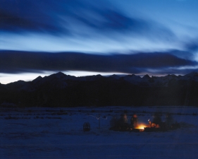 Laura McPhee<br /> <em>Campfire, H-Hook Ranch, Custer County, Idaho, </em>2004<br /> Digital chromogenic prints<br /> 30 x 40” &nbsp; &nbsp;Edition of 5<br /> 50 x 60” &nbsp; &nbsp;Edition of 5<br /> 72 x 96” &nbsp; &nbsp;Edition of 5