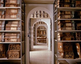 Doorways: Archive of the Bank of Naples II,1996/2017, archival pigment print, 37 x 29 inches, edition of 6