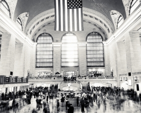 Josef Hoflehner<br /> <em>Grand Central Station (Rush Hour), New York City, New York, &nbsp;</em>2009<br /> Archival pigment ink prints<br /> 12 x 12" &nbsp; &nbsp;Edition of 15<br /> 20 x 20" &nbsp; &nbsp;Edition of 10<br /> 40 x 40" &nbsp; &nbsp;Edition of 5<br /> 60 x 60" &nbsp; &nbsp;Edition of 5<br /> <br />