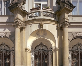 Doug Hall<br /> <em>K’s Walk: Kafka Family Residence, Old Town Square, Prague</em>, 2016<br /> 37 x 30 inches chromogenic print<br /> Edition of 6&nbsp;
