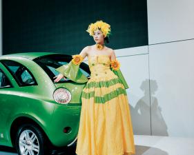 Jacqueline Hassink<br /> <em>Chery girl 1, Shanghai Auto Shanghai 2005 Shanghai, China (April 21, 2005)</em><br /> Chromogenic prints<br /> 37.5 x 31" &nbsp; &nbsp;Edition of 7<br /> 60 x 49" &nbsp; &nbsp;Edition of 7