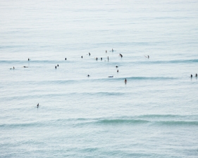 Josef Hoflehner<br /> <em>Waikiki Surfers, Honolulu, Hawaii, </em>2013<br /> Archival pigment ink prints<br /> 32 x 41" &nbsp; &nbsp;Edition of 7<br /> 44 x 57" &nbsp; &nbsp;Edition of 9<br /> 62 x 82" &nbsp; &nbsp;Edition of 5<br /> <br />