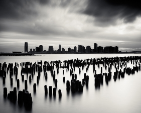 Josef Hoflehner<br /> <em>Jersey City Skyline, New York City, New York, &nbsp;</em>2007<br /> Archival pigment ink prints<br /> 12 x 12" &nbsp; &nbsp;Edition of 15<br /> 20 x 20" &nbsp; &nbsp;Edition of 10<br /> 40 x 40" &nbsp; &nbsp;Edition of 5<br /> 60 x 60" &nbsp; &nbsp;Edition of 5<br /> <br />