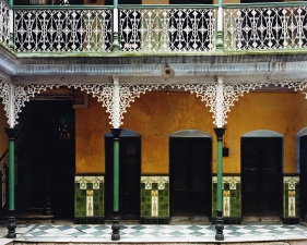 Laura McPhee<br /> <em>Courtyard, Sen House, North Calcutta, India, 2001</em><br /> Archival Pigment Ink Prints<br /> 30 x 40" &nbsp; &nbsp;Edition of 5<br /> 40 x 50" &nbsp; &nbsp;Edition of 5<br /> 50 x 60" &nbsp; &nbsp;Edition of 5