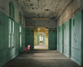 Christopher Payne<br /> Asylum series<br /> <em>Ward 40</em>,&nbsp;Buffalo State Hospital, Buffalo, NY,&nbsp;2003<br /> Archival pigment ink prints<br /> 20 x 24" &nbsp; &nbsp;Edition of 20<br /> 40 x 50" &nbsp; &nbsp;Edition of 10<br /> 50 x 60" &nbsp; &nbsp;Edition of 5