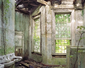 Christopher Payne<br /> <em>Ward bathroom, Central State Hospital, Milledgeville, Georgia</em>, 2005<br /> Archival pigment ink prints<br /> 24 x 20" &nbsp; &nbsp;Edition of 20<br /> 50 x 40" &nbsp; &nbsp;Edition of 10<br /> 60 x 50" &nbsp; &nbsp;Edition of 5