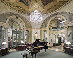 Christopher Payne<br /> Steinway series<br /> <em>Steinway Hall Rotunda</em>, 2012<br /> Archival pigment ink prints<br /> 24 x 20" &nbsp; &nbsp;Edition of 20<br /> 50 x 40" &nbsp; &nbsp;Edition of 10<br /> 60 x 50" &nbsp; &nbsp;Edition of 5