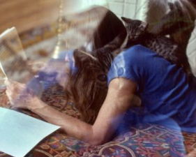 The Family Acid, Double Exposure of Mom, Silverlake, CA September, 1978