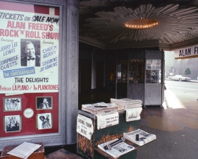The Family Acid<br /> <em>On the Set of American Hot Wax at the Wiltern, LA, CA, December 1977</em><br /> Archival pigment ink prints<br /> 20 x 24" &nbsp; &nbsp;Edition of 8