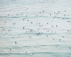 Josef Hoflehner<br /> <em>Waikiki Surfers, Honolulu Hawaii,&nbsp;</em>2013<br /> Archival pigment ink prints<br /> 32 x 41" &nbsp; &nbsp;Edition of 7<br /> 44 x 57" &nbsp; &nbsp;Edition of 9<br /> 62 x 82" &nbsp; &nbsp;Edition of 5<br /> <br />